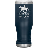 SHE FOUND HER LOVE FOX TROTTER TUMBLER (5 STYLES)