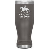 SHE FOUND HER LOVE FOX TROTTER TUMBLER (5 STYLES)