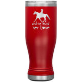 SHE FOUND HER LOVE FOX TROTTER TUMBLER (5 STYLES)