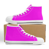 NASHVILLE BRAND NEON PINK High-Top Canvas Shoes