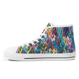 NASHVILLE BRAND HEART GRAFFITI  High-Top Canvas Shoes