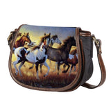 WILD HORSES Saddle Bag