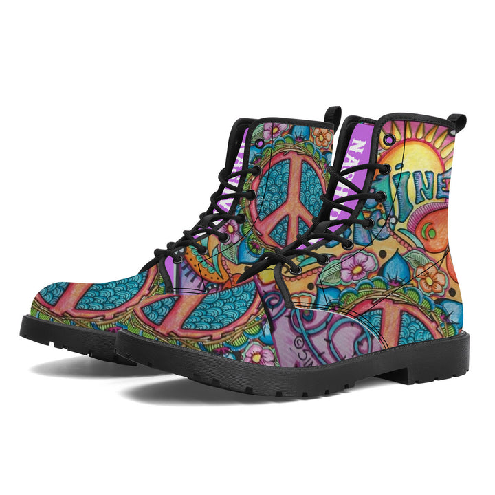 NASHVILLE BRAND Synthetic Leather Boots