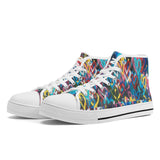 NASHVILLE BRAND HEART GRAFFITI  High-Top Canvas Shoes