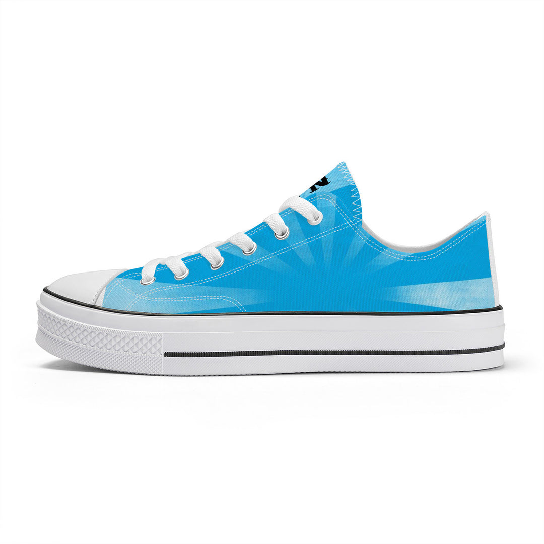 NASHVILLE BRAND SAMARI BLUE Classic Low Top Canvas Shoes