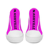NASHVILLE BRAND NEON PINK High-Top Canvas Shoes