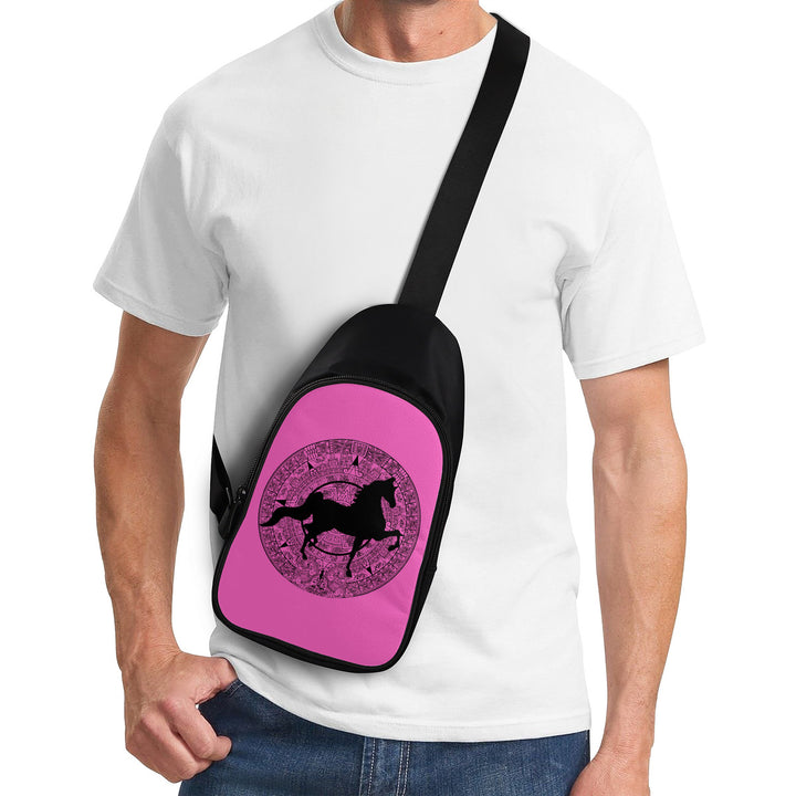 AMERICAN SADDLEBRED PINK AZTEC SPHERE Chest Bag