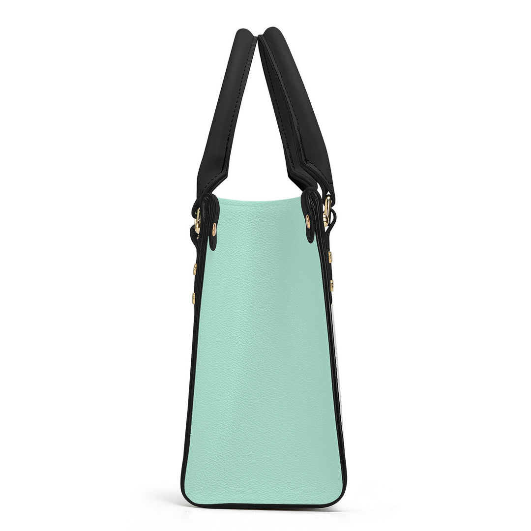 AMERICAN SADDLEBRED PINK AND MINT Luxury Women PU Tote Bag