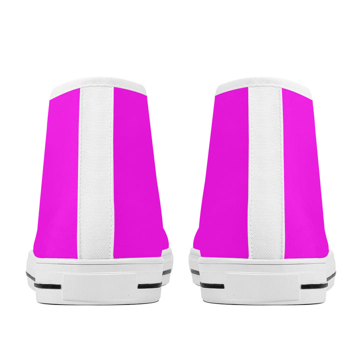 NASHVILLE BRAND NEON PINK High-Top Canvas Shoes