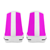 NASHVILLE BRAND NEON PINK High-Top Canvas Shoes