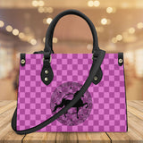 SADDLEBRED PINK AZTEC  Luxury Women PU Tote Bag - Black