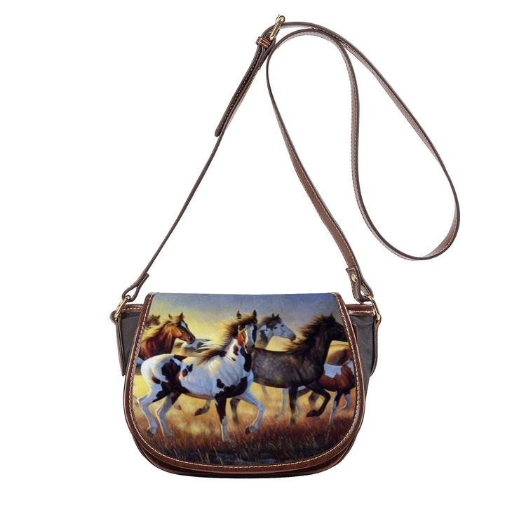 WILD HORSES Saddle Bag