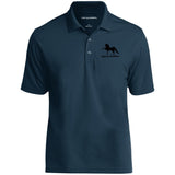American Saddlebred 2 (black) K110 Dry Zone UV Micro-Mesh Polo - My Pony Store