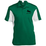 American Saddlebred 2 (black) ST655 Men's Colorblock Performance Polo - My Pony Store