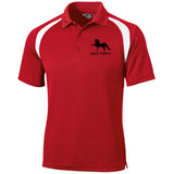 American Saddlebred 2 (black) T476 Moisture-Wicking Tag-Free Golf Shirt - My Pony Store