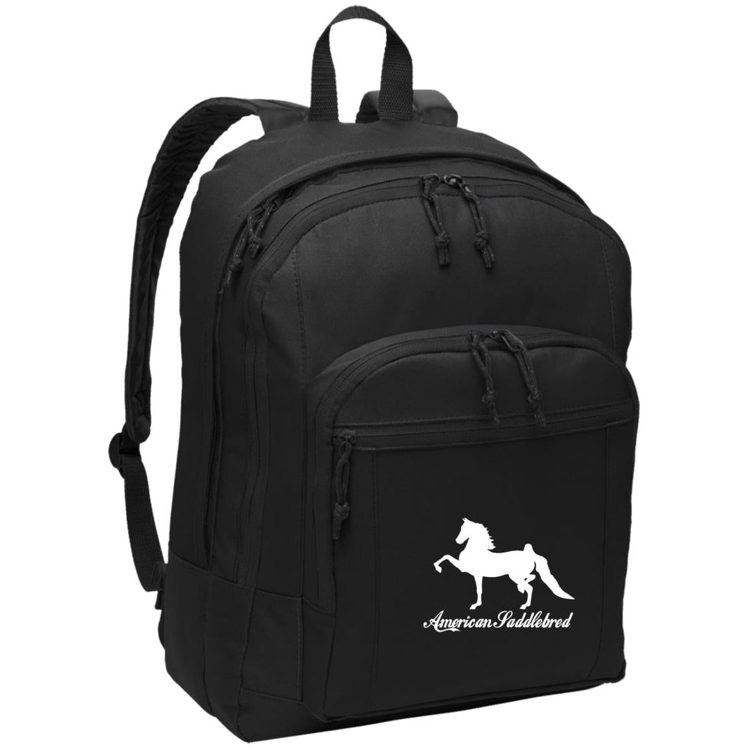 American Saddlebred 2 (white) BG204 Basic Backpack - My Pony Store