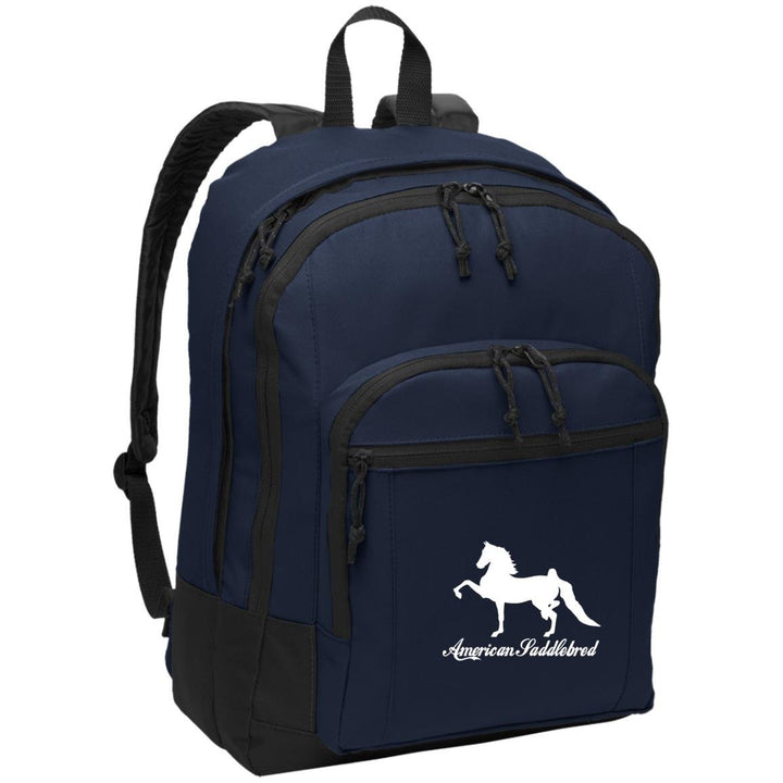 American Saddlebred 2 (white) BG204 Basic Backpack - My Pony Store