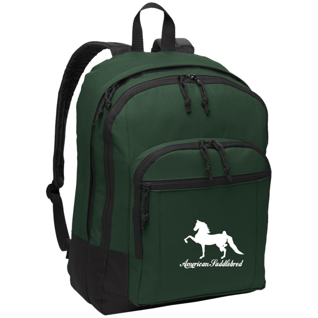 American Saddlebred 2 (white) BG204 Basic Backpack - My Pony Store