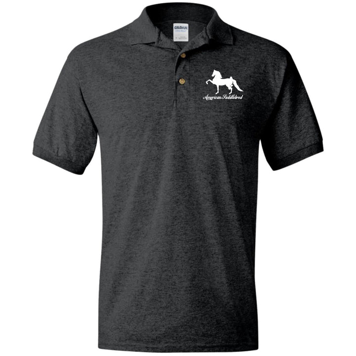 American Saddlebred 2 (white) G880 Jersey Polo Shirt - My Pony Store
