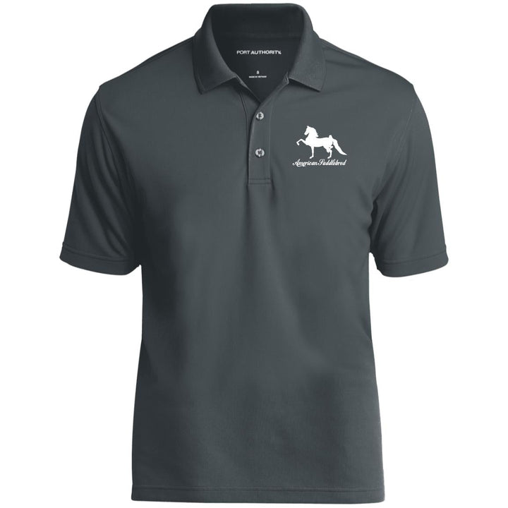 American Saddlebred 2 (white) K110 Dry Zone UV Micro-Mesh Polo - My Pony Store
