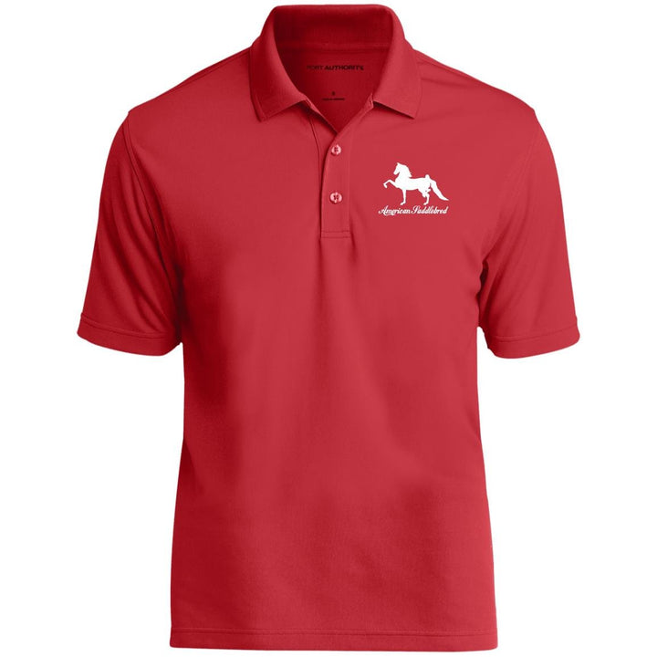 American Saddlebred 2 (white) K110 Dry Zone UV Micro-Mesh Polo - My Pony Store