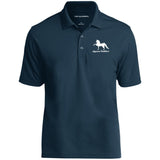 American Saddlebred 2 (white) K110 Dry Zone UV Micro-Mesh Polo - My Pony Store