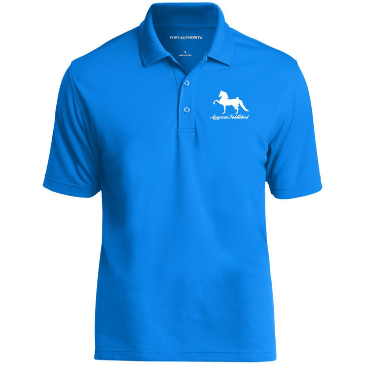 American Saddlebred 2 (white) K110 Dry Zone UV Micro-Mesh Polo - My Pony Store
