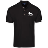 American Saddlebred 2 (white) K420 Cotton Pique Knit Polo - My Pony Store