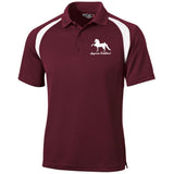 American Saddlebred 2 (white) T476 Moisture-Wicking Tag-Free Golf Shirt - My Pony Store