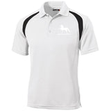 American Saddlebred 2 (white) T476 Moisture-Wicking Tag-Free Golf Shirt - My Pony Store