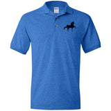 American Saddlebred (black) G880 Jersey Polo Shirt - My Pony Store