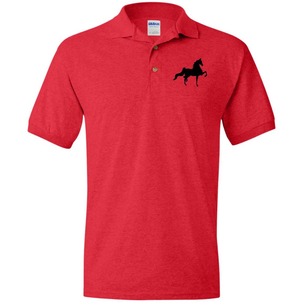 American Saddlebred (black) G880 Jersey Polo Shirt - My Pony Store
