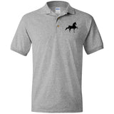 American Saddlebred (black) G880 Jersey Polo Shirt - My Pony Store