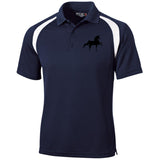 American Saddlebred (black) T476 Moisture-Wicking Tag-Free Golf Shirt - My Pony Store
