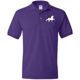 American Saddlebred (white) G880 Jersey Polo Shirt - My Pony Store