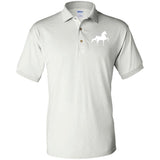 American Saddlebred (white) G880 Jersey Polo Shirt - My Pony Store
