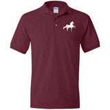 American Saddlebred (white) G880 Jersey Polo Shirt - My Pony Store