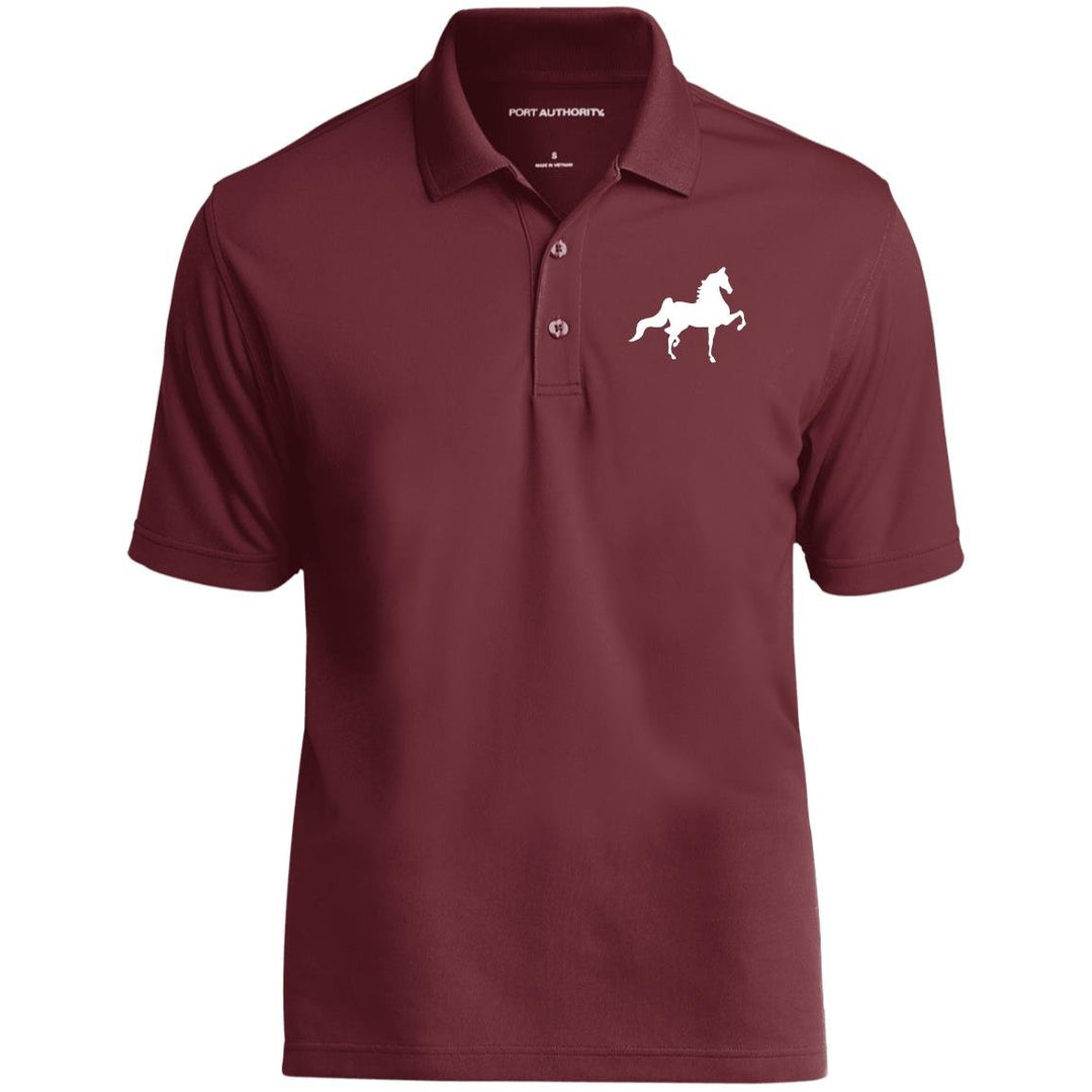 American Saddlebred (white) K110 Dry Zone UV Micro-Mesh Polo - My Pony Store