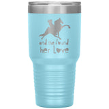 AND SHE FOUND HER LOVE TWH PERF 30oz Insulated Tumbler - My Pony Store