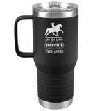 AND SHE LIVED HAPPILY EVER AFTER 20oz Travel Tumbler - My Pony Store