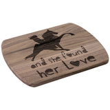 SHE FOUND HER TWH PERFORMANCE Hardwood Oval Cutting Board - My Pony Store