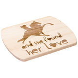 SHE FOUND HER TWH PERFORMANCE Hardwood Oval Cutting Board - My Pony Store